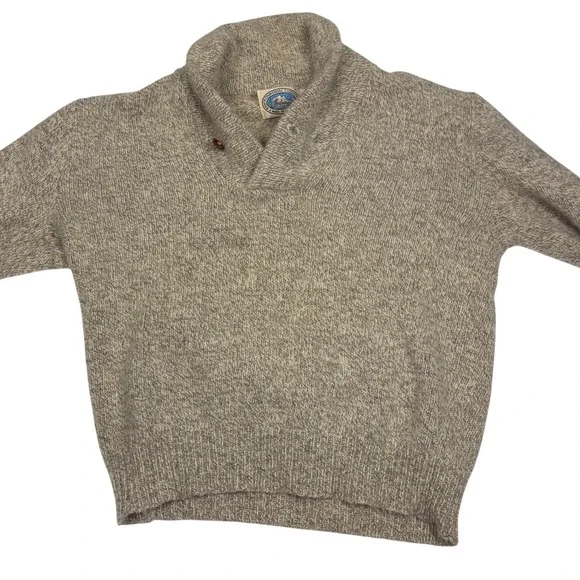 Environmental Clothing Co Shawl Collar Button Up Sweater Mens XL Made USA - Picture 2 of 6